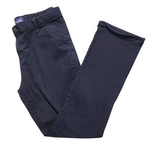 Children's Place Girl's Black Straight Leg Uniform Pants